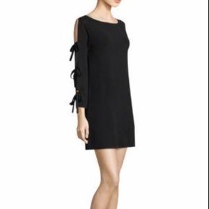 Milly Black Knit "Tied Together" Dress